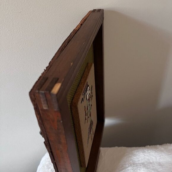 Vintage Sand Painting Native American Indian - Picture 4 of 6